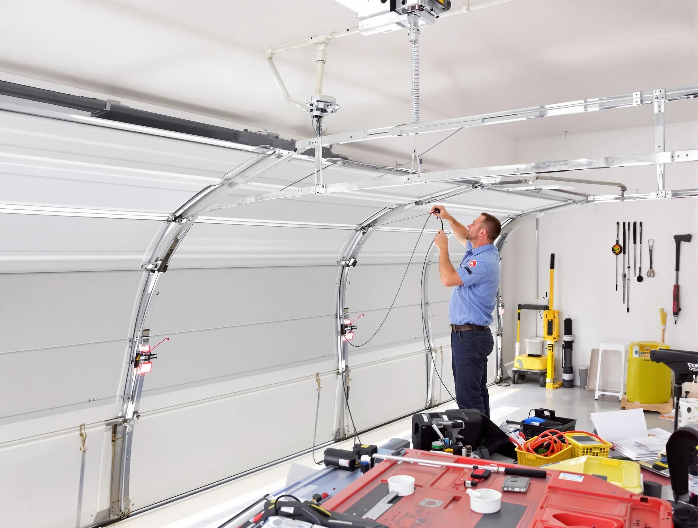 Garage door cable repair service by Malden Garage Door Repair in Malden