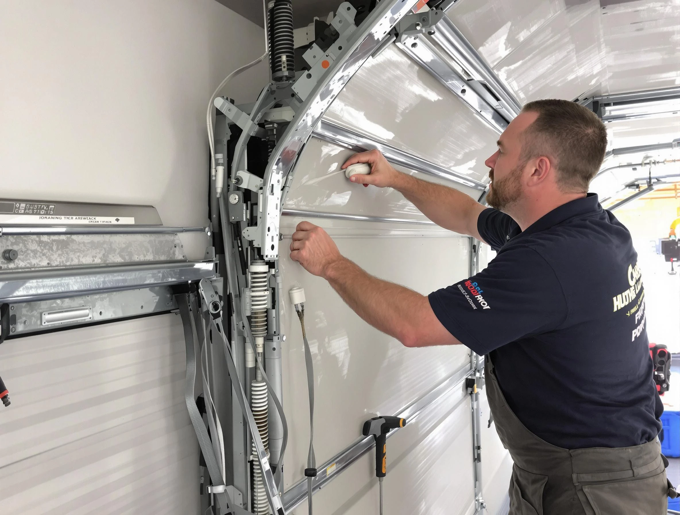 Noisy Garage Door Fix in Malden