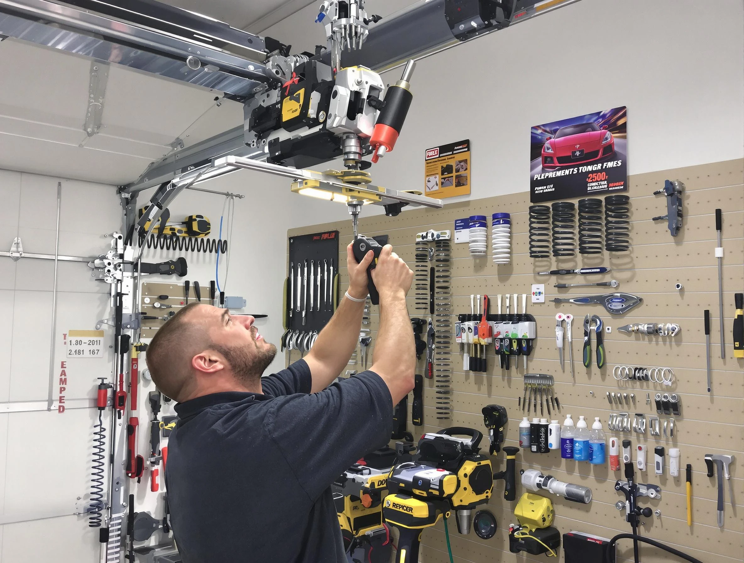 Garage Door Spring Repair in Malden