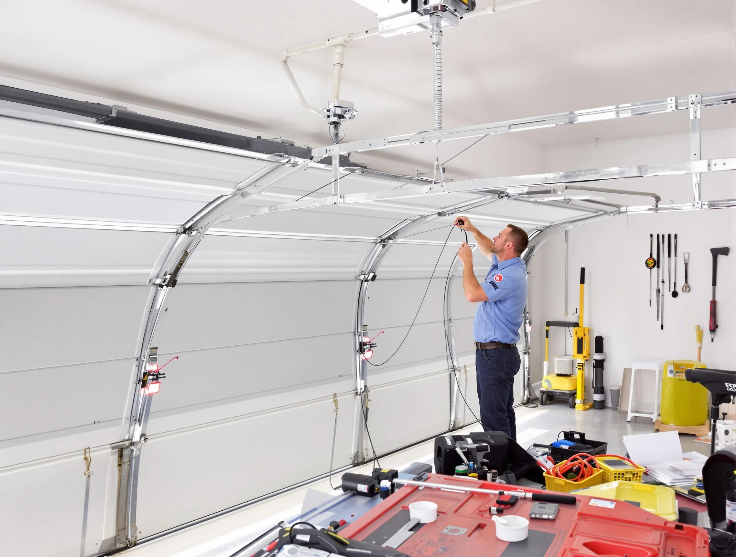 Garage door cable repair service by Malden Garage Door Repair in Malden