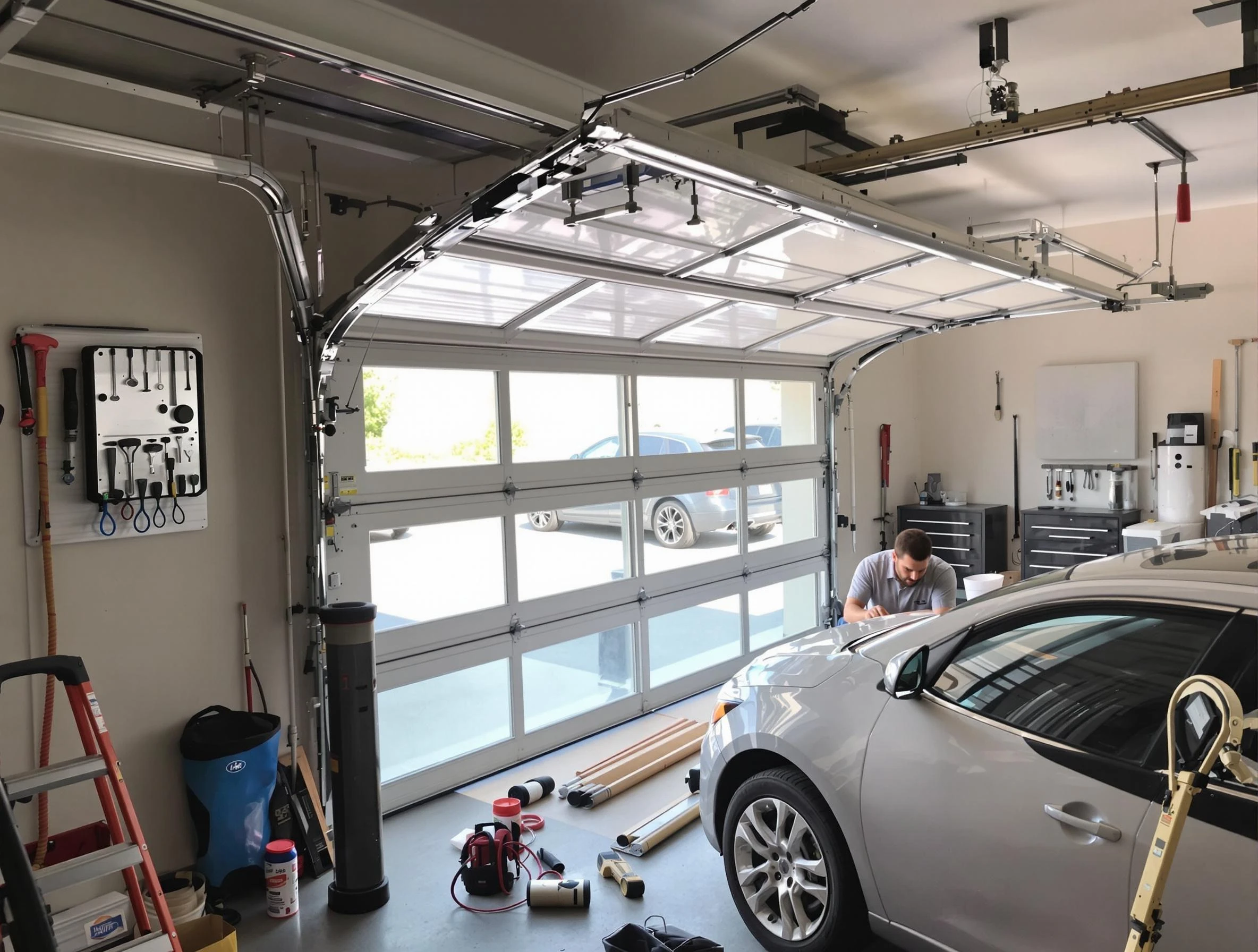 Garage door noise reduction service by Malden Garage Door Repair in Malden