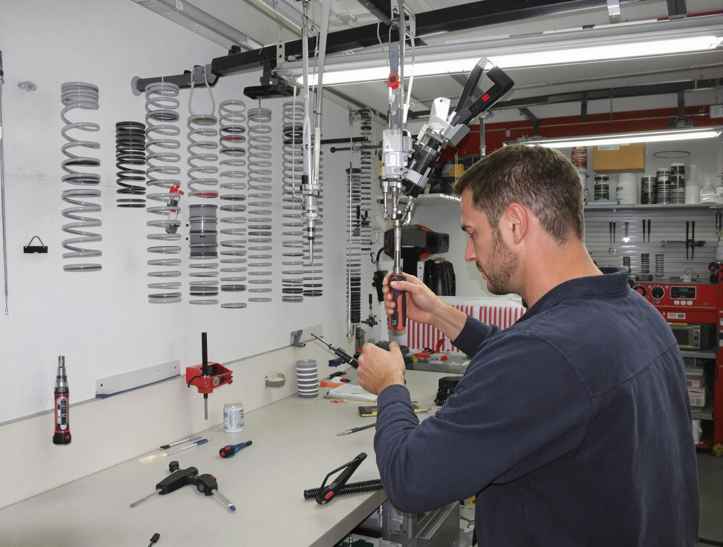 Malden Garage Door Repair safety certified technician performing precision spring replacement in Malden